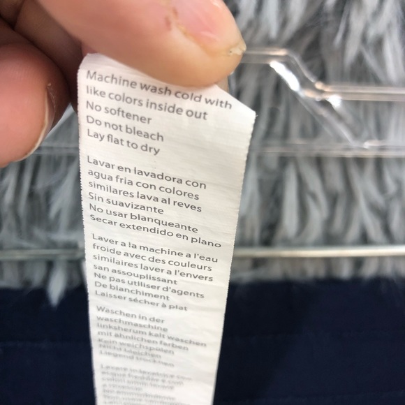 Fabletics Joggers Womens Size Medium Luxe Terry Drawstring Pocket Jogger Navy - Picture 11 of 13